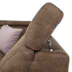 Coltar LANZA, maro / violet deschis