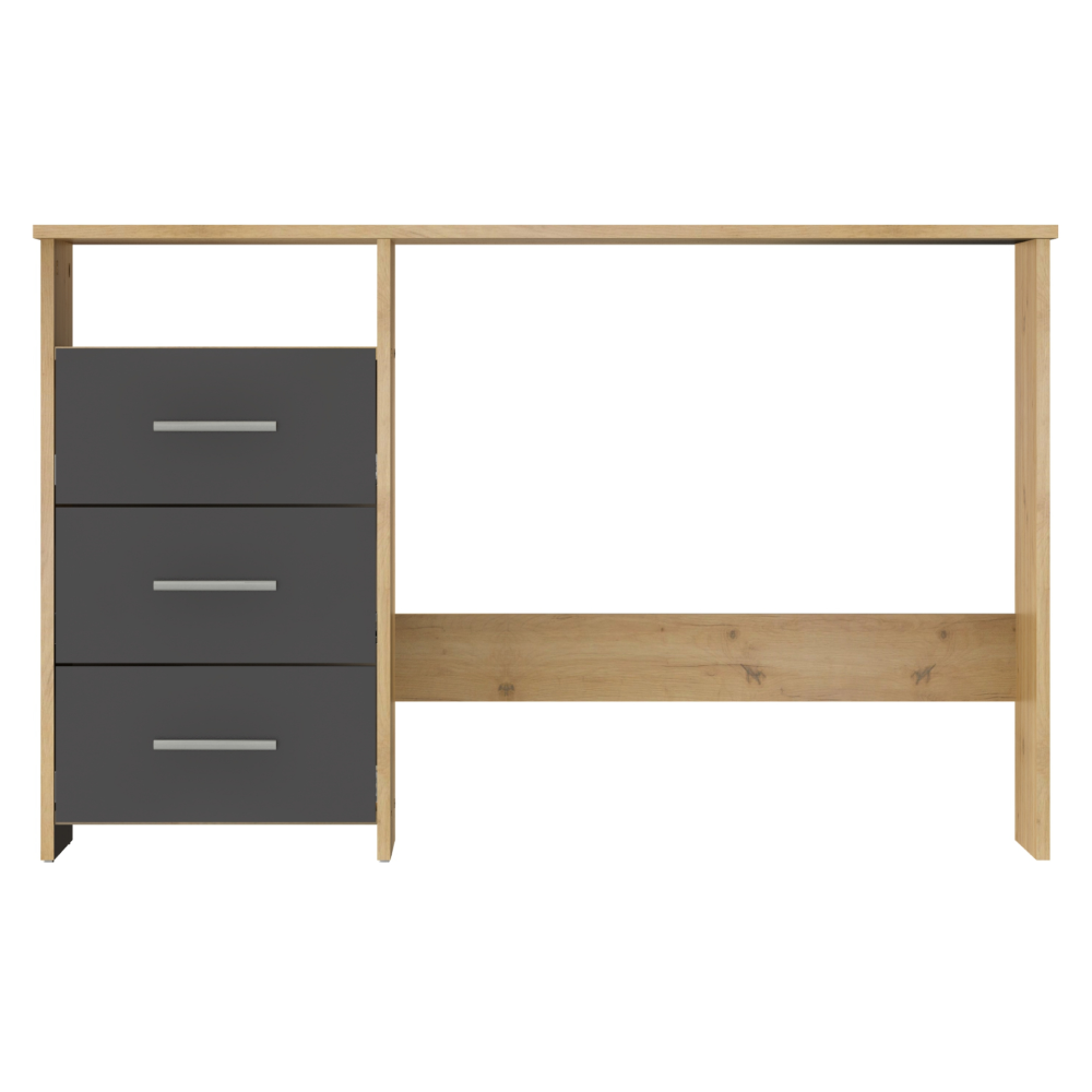 Birou PC LARISTOTE, stejar / grafit