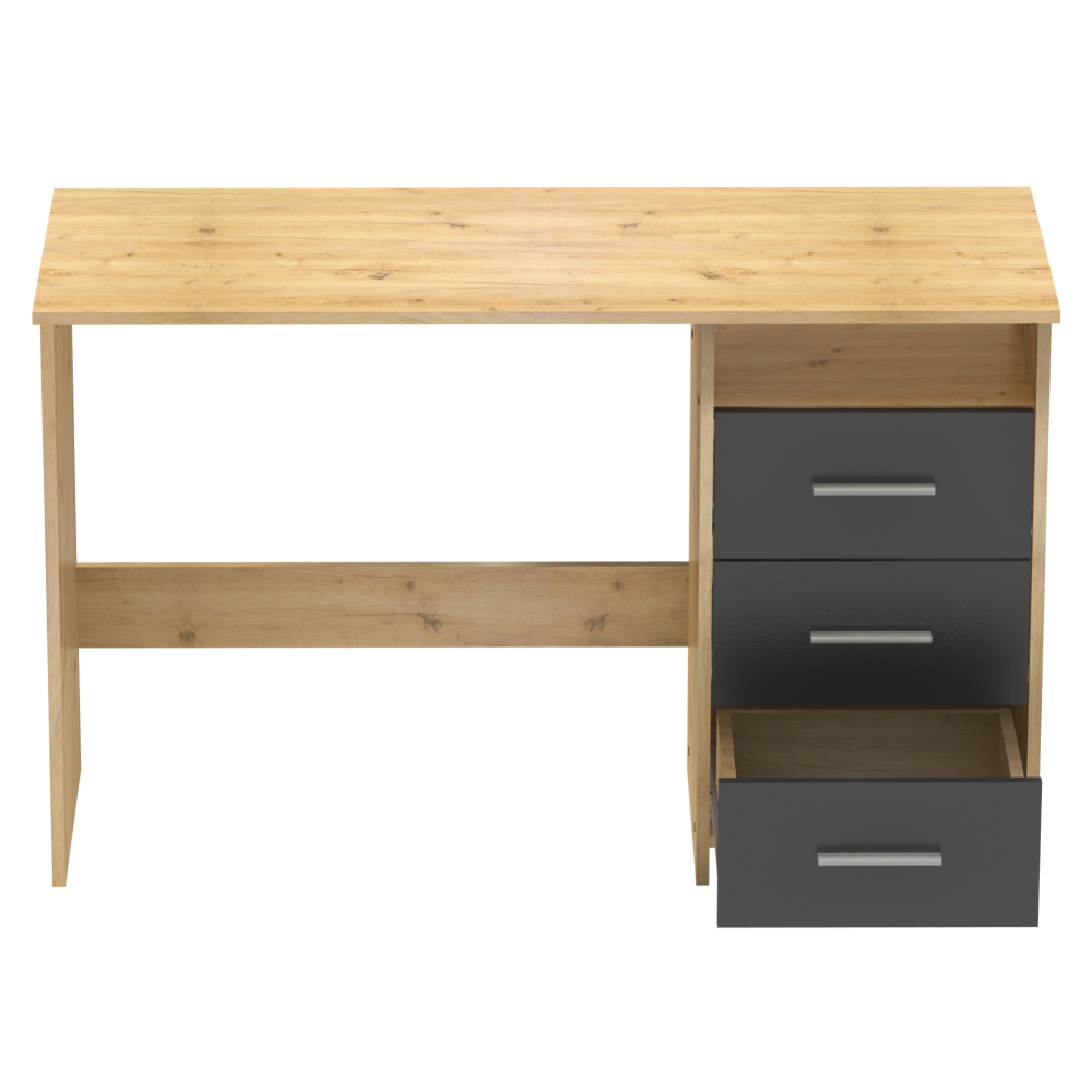 Birou PC LARISTOTE, stejar / grafit