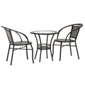 Set ratan de gradina 1+2 LASAN, maro