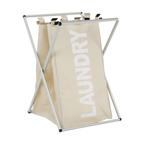 Cos de rufe LAUNDRY, gri bej