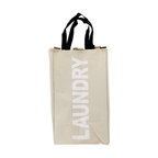Cos de rufe LAUNDRY, gri bej