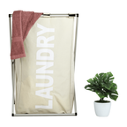 Cos de rufe LAUNDRY, gri bej