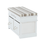 Banca SEAT, alb / maro deschis