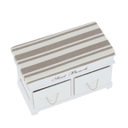 Banca SEAT, alb / maro deschis