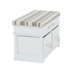 Banca SEAT, alb / maro deschis