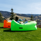Geanta scaun gonflabila LEBAG, verde