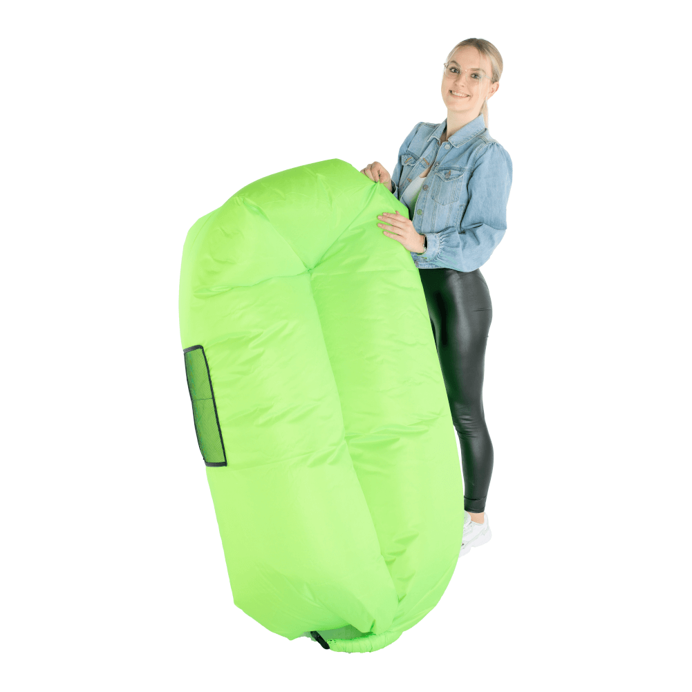 Geanta scaun gonflabila LEBAG, verde