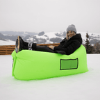 Geanta scaun gonflabila LEBAG, verde