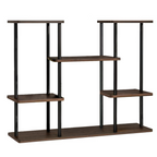 Stand ghiveci LEDER, negru