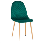 Scaun LEGA 2 NEW, catifea Velvet smarald/fag