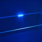 Ansamblu living LEO, alb / negru lucios