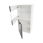 Ansamblu living LEO, alb / negru lucios