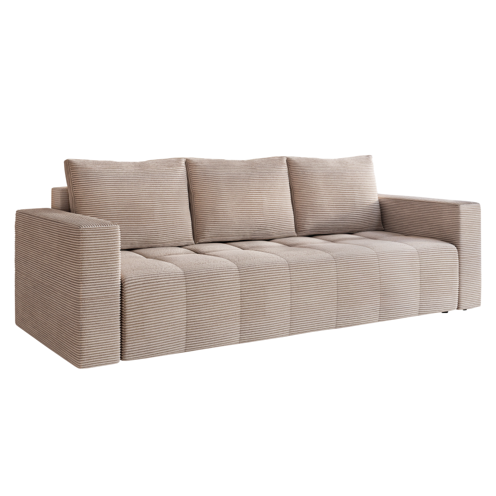 Canapea extensibila LEONY, bej Taupe