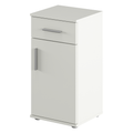 Mobilier baie LESSY, alb mat
