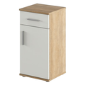 Dulap de baza LESSY NEW 03, stejar sonoma/alb mat