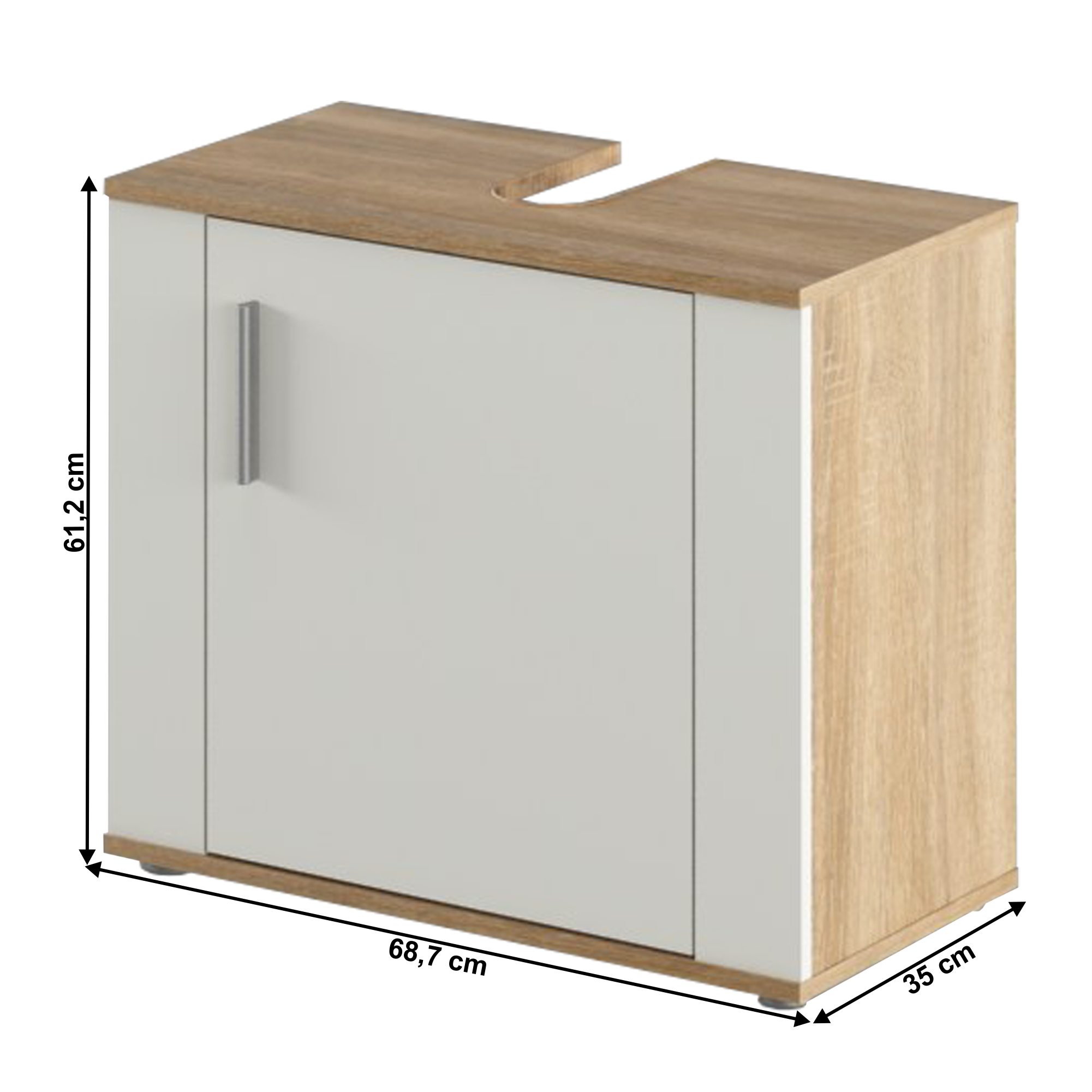 Mobilier de baie LESSY NEW 02, vedere 6