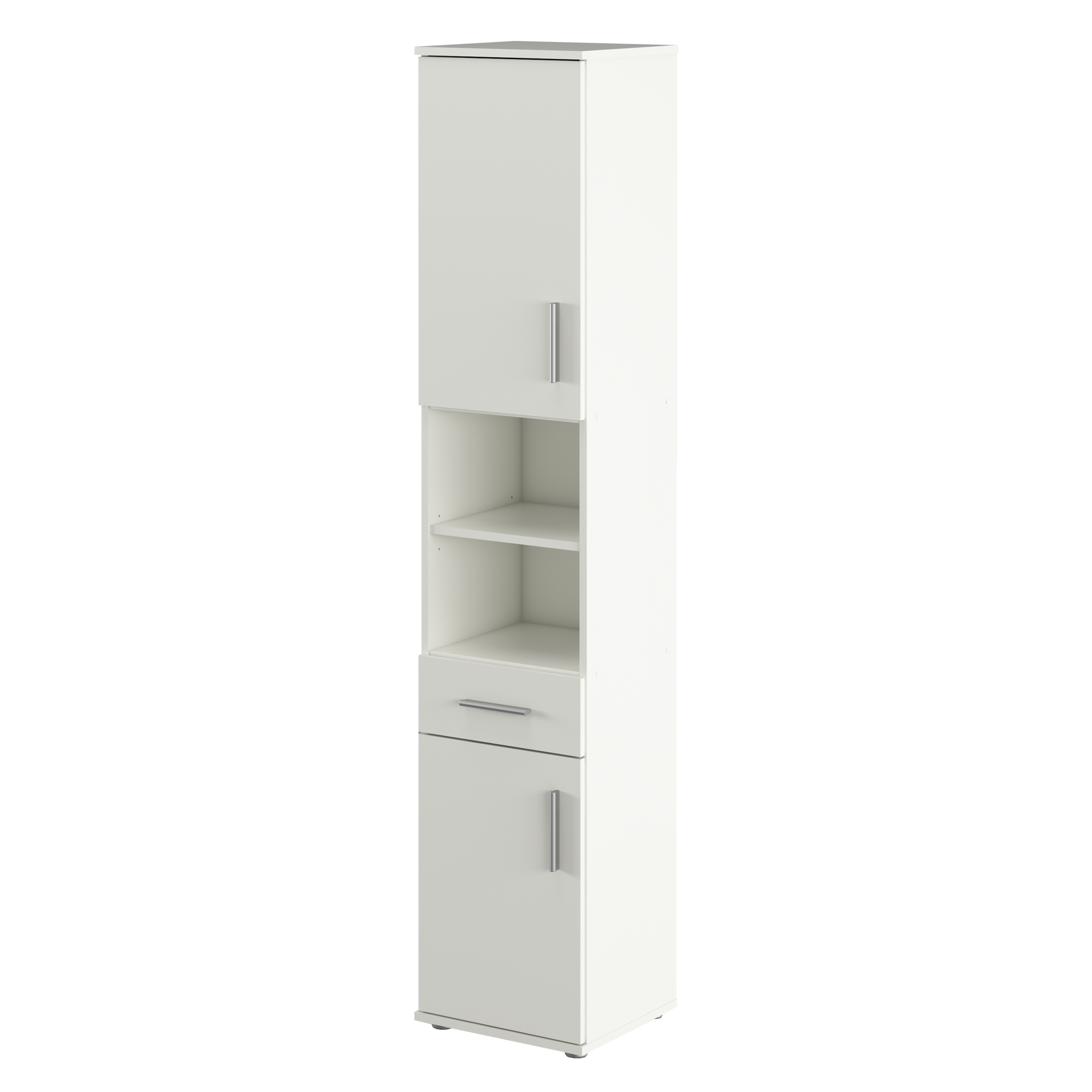 Mobilier baie LESSY, alb mat