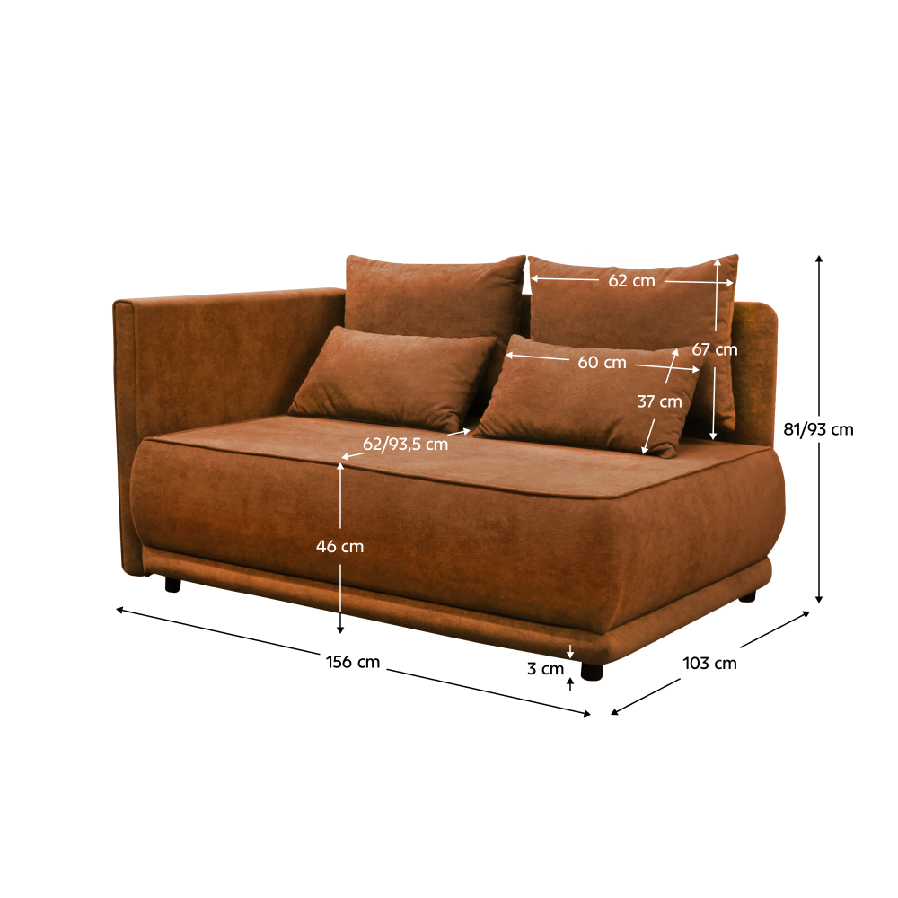 Canapea extensibila LIAMI, vedere 15