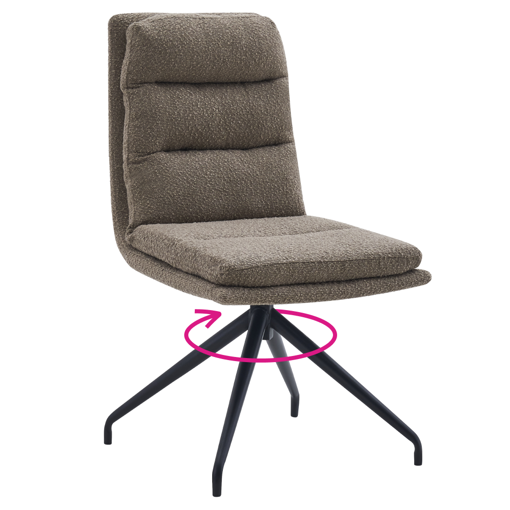 Scaun LINA, bej / negru