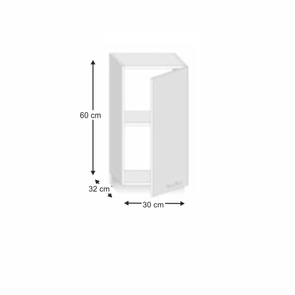Dulap bucatarie modular LINE G30, vedere 3