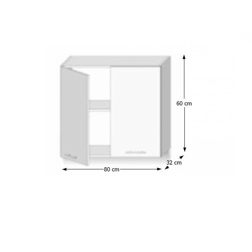 Dulap bucatarie modular LINE G80, vedere 3