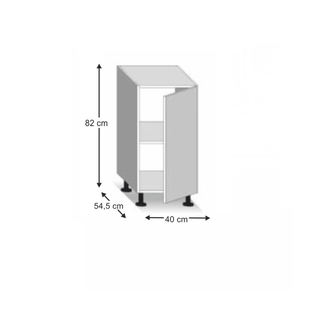 Dulap bucatarie modular LINE, vedere 6