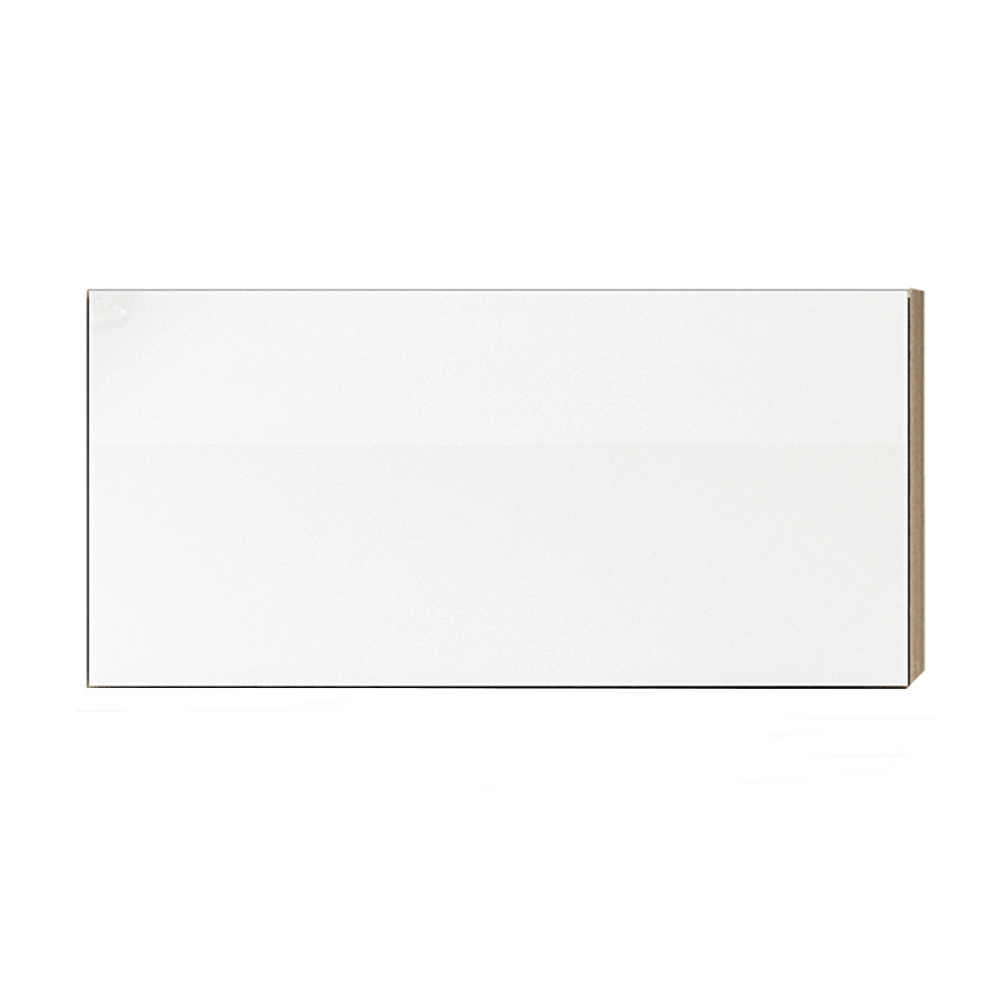 Dulap superior cu usa orizontala LINE ALB, alb super luciu HG