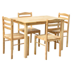 Set dining LOAK, natural