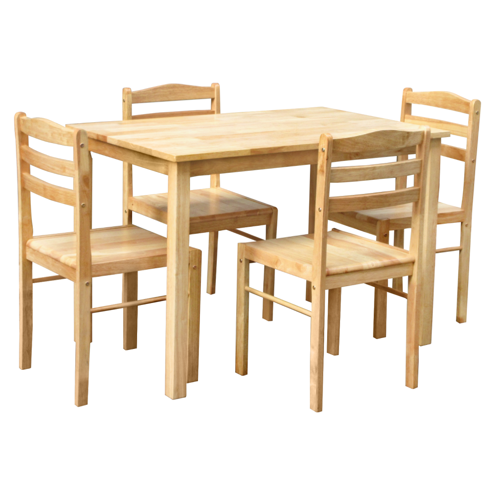 Set dining LOAK, natural