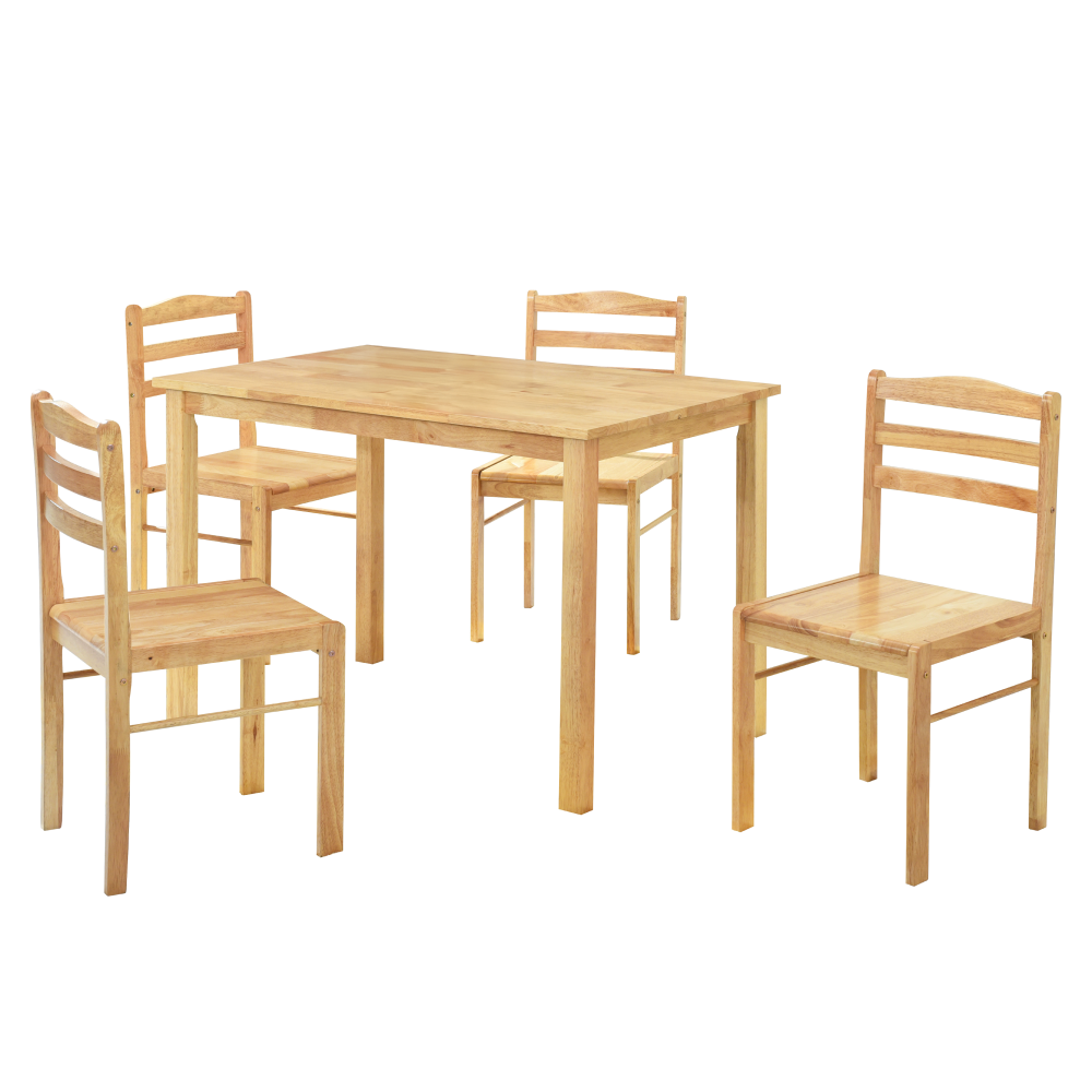 Set dining LOAK, natural