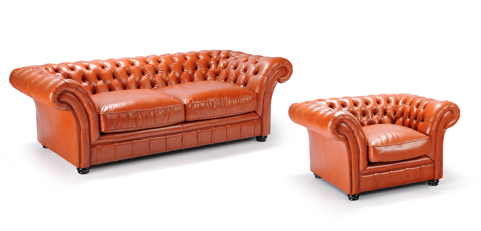 Canapea extensibila London Chesterfield, vedere 3