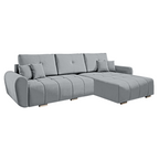 Set canapea universala LONGA ROH, tesatura gri deschis