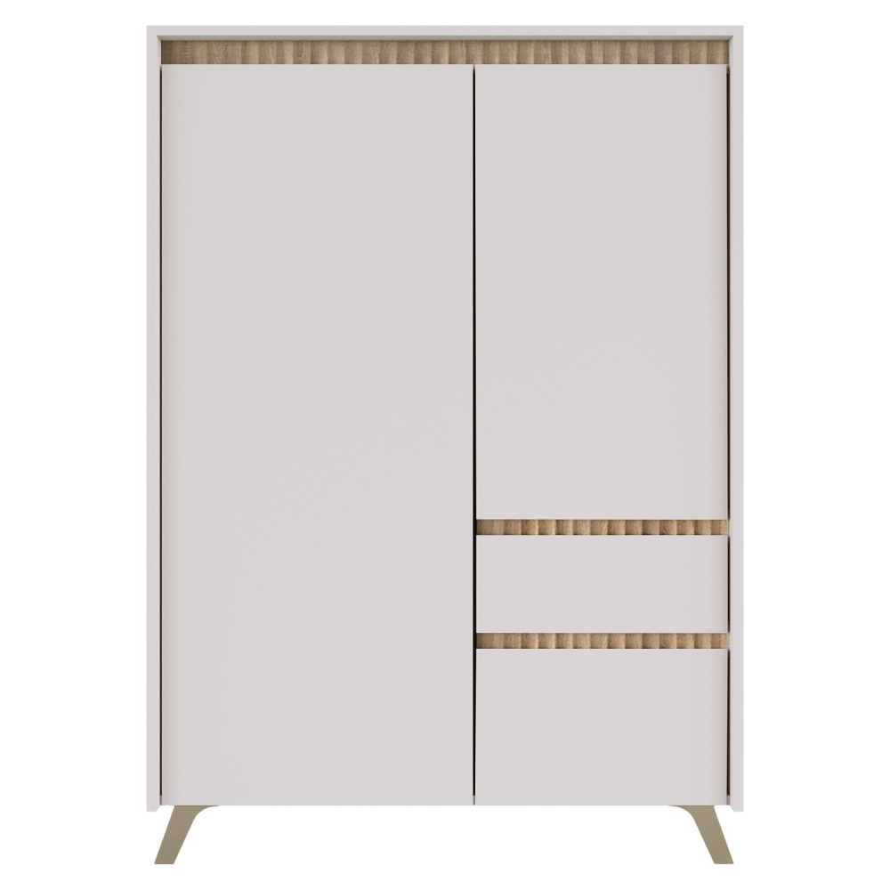 Comoda LONGY REG2D1S1K, casmir/stejar sonoma