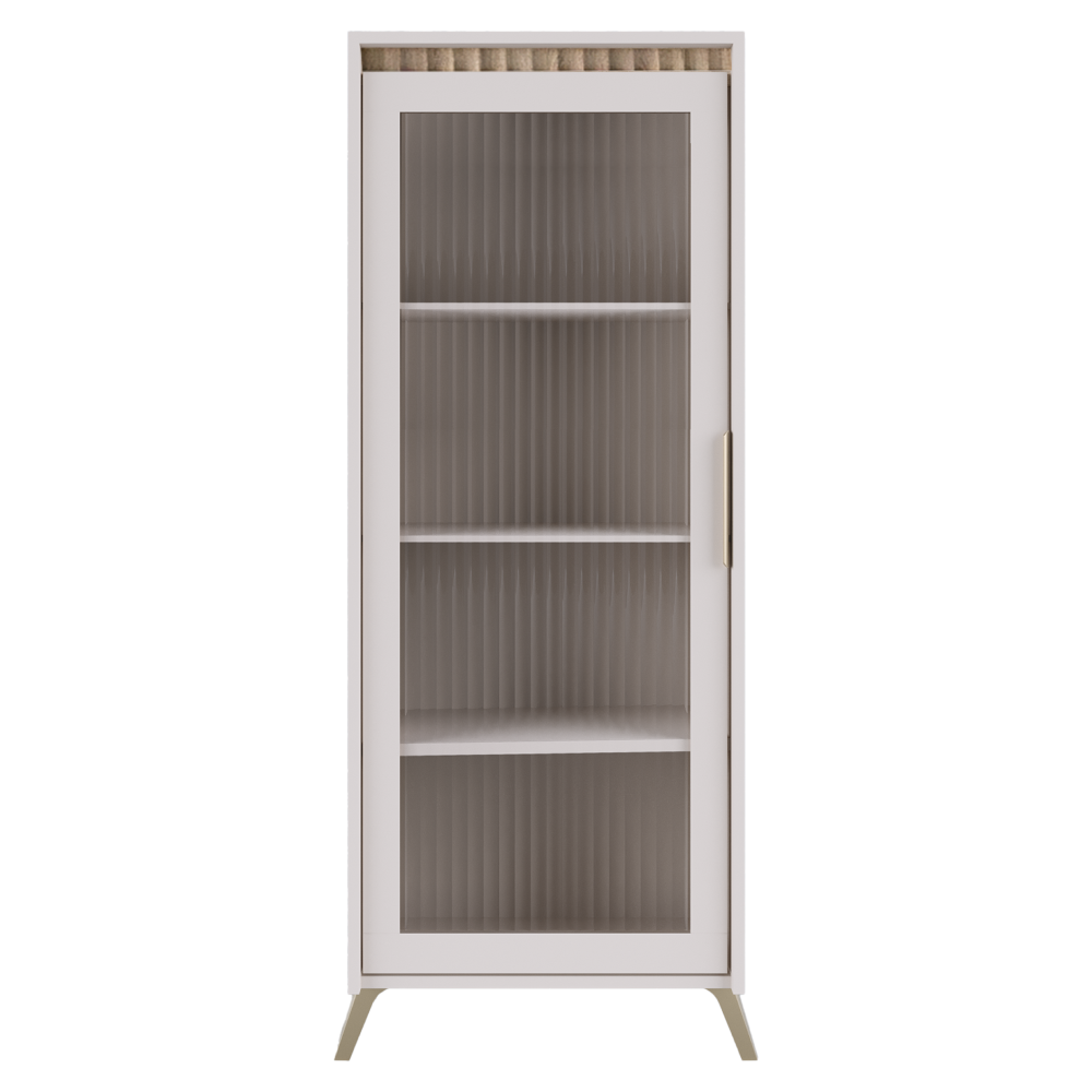Vitrina LONGY REG1W, casmir/stejar sonoma
