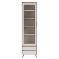 Vitrina LONGY REG1W2S, casmir/stejar sonoma