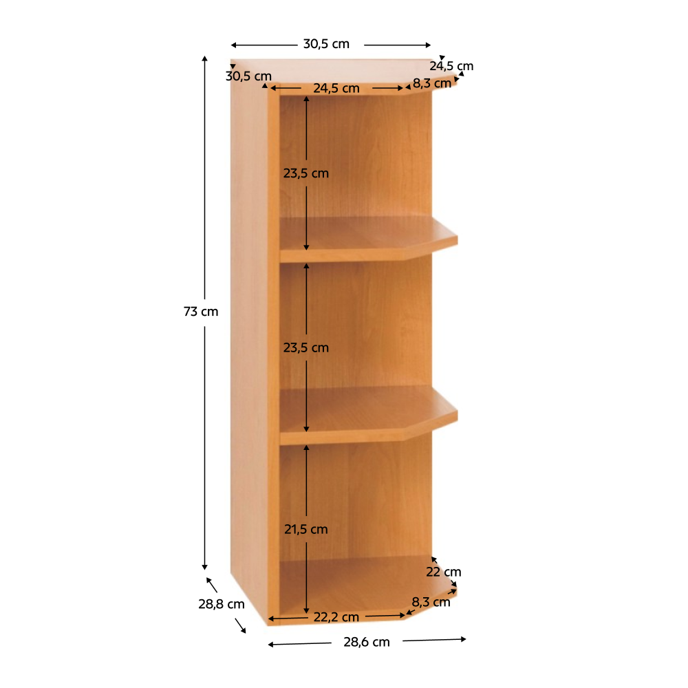 Dulap bucatarie modular LORA NEW KLASIK W30N, vedere 3