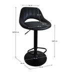 Scaun de bar reglabil LORASA NEW, vedere 3