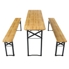 Set gradina LORIS, natural / negru
