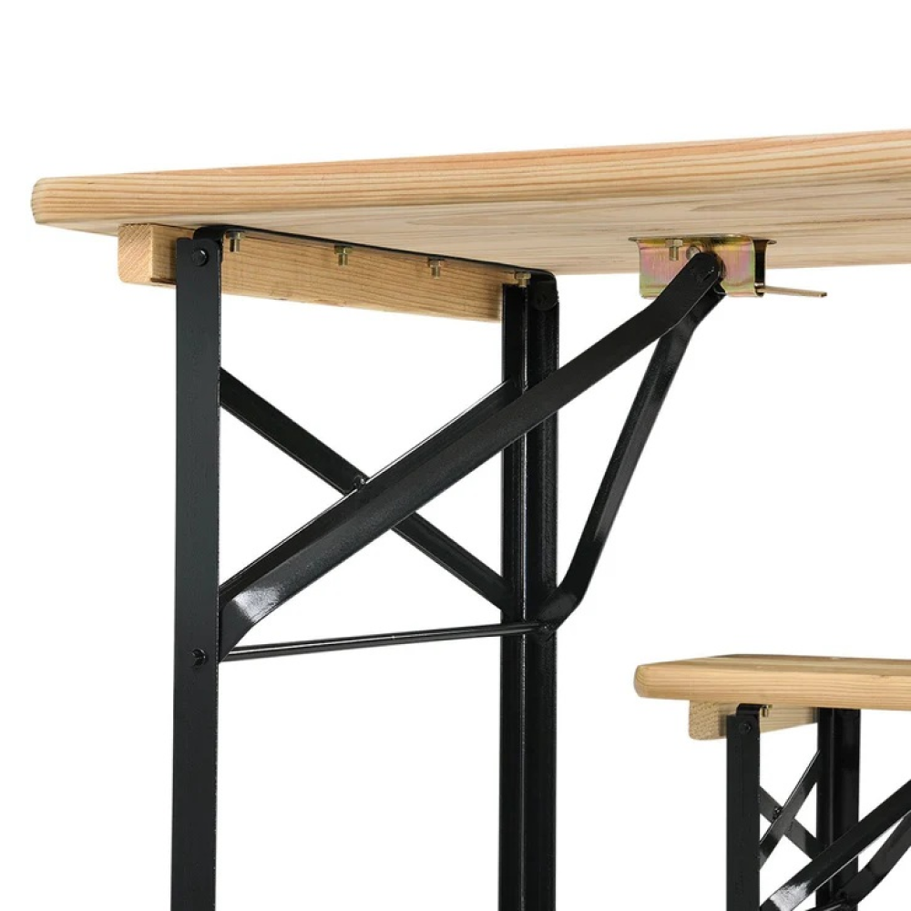 Set gradina LORIS, natural / negru