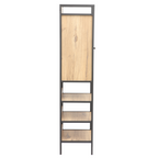 Etajera LORVA, stejar / negru