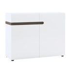 Scrin LYNATET TYP 35, alb extra luciu ridicat HG/stejar sonoma truflu