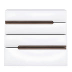 comoda LYNATET TYP 44, stralucire extra alba HG/stejar sonoma inchis