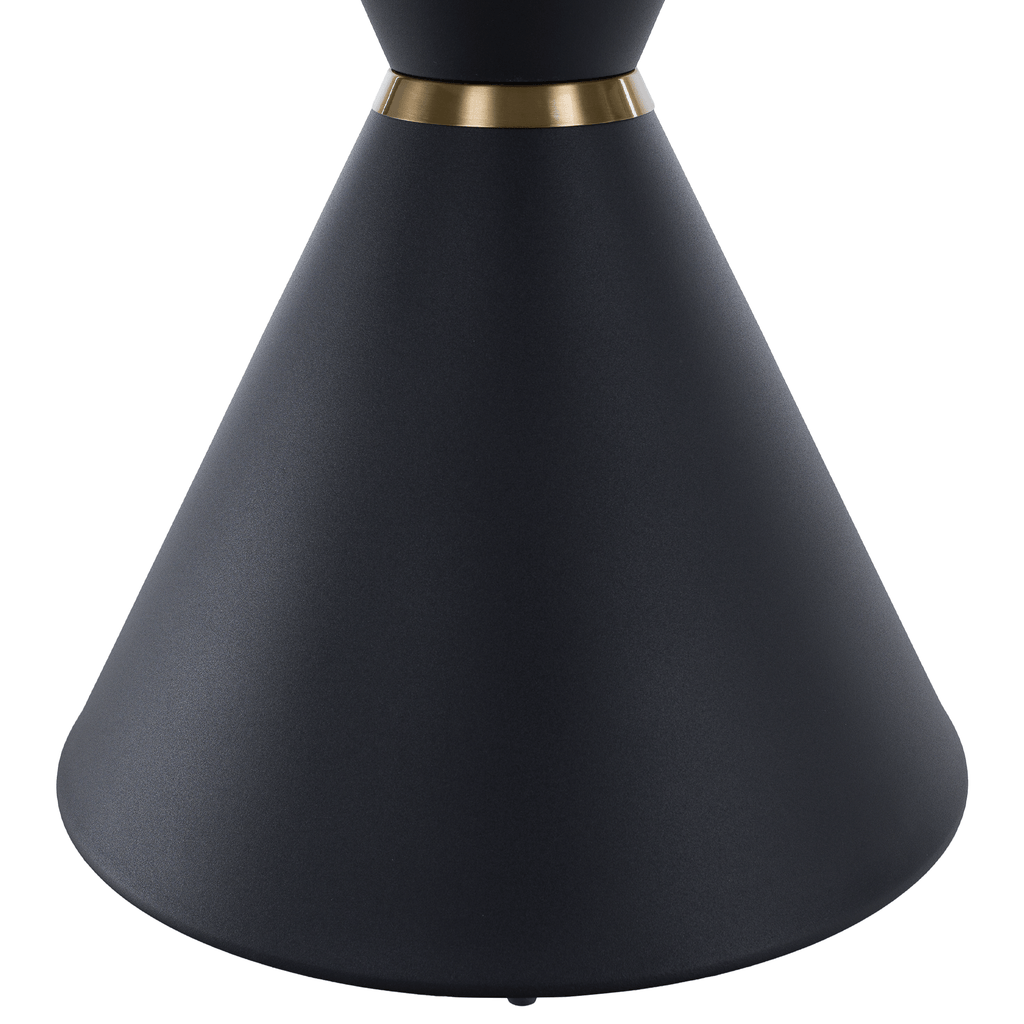 Masuta de cafea MABUZ, marmura / negru / auriu