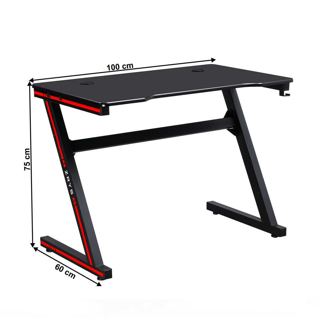 Birou gaming MACKENZIE 100cm, vedere 2