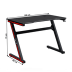 Birou gaming MACKENZIE 100cm, vedere 2