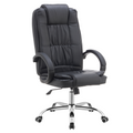 Fotoliu de birou MADOX NEW, piele ecologica neagra