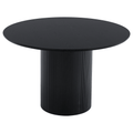 Masa de sufragerie MAHIR TIP 2, neagra, diametru 120 cm