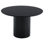Masa de sufragerie MAHIR TIP 2, neagra, diametru 120 cm
