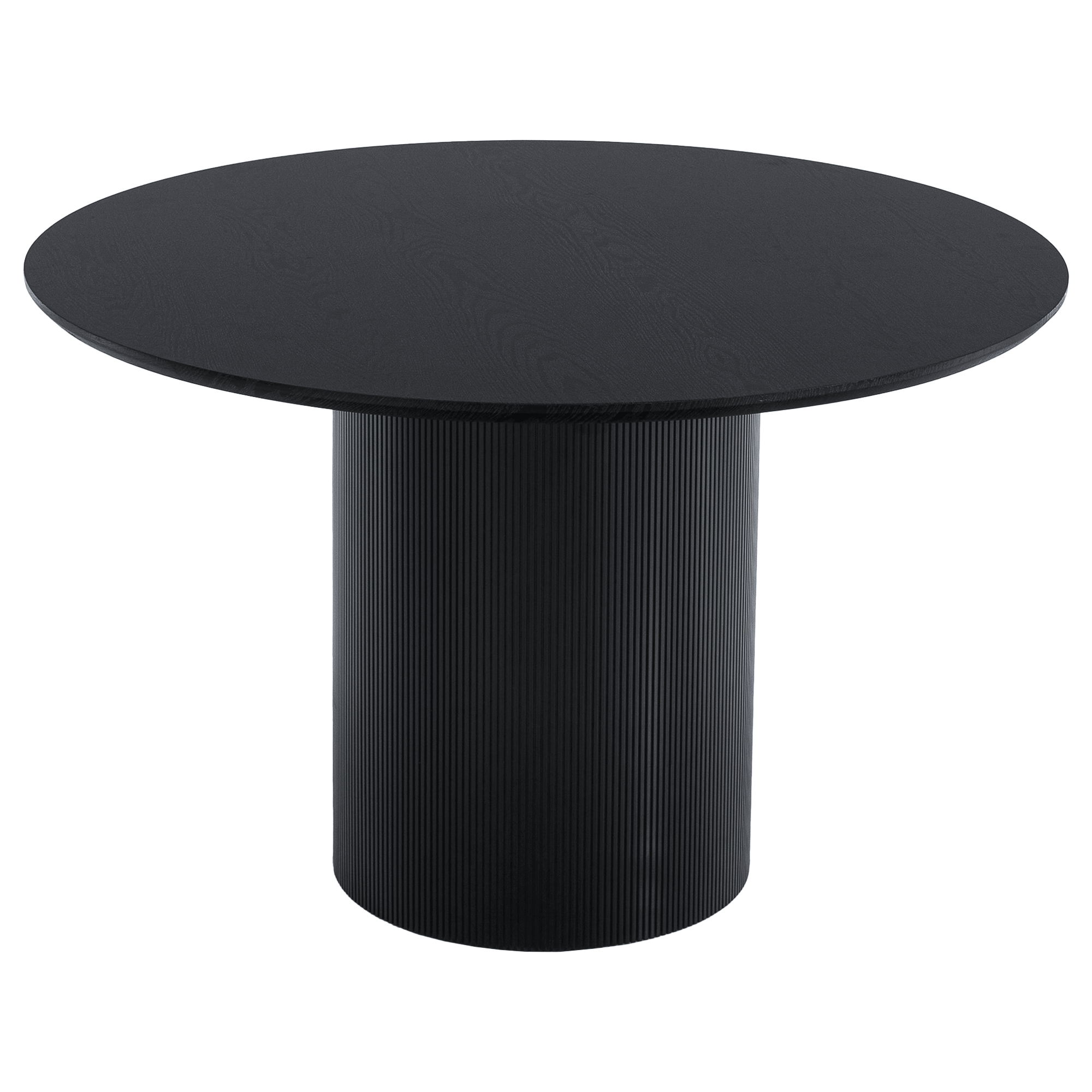 Masa de sufragerie MAHIR TIP 2, neagra, diametru 120 cm